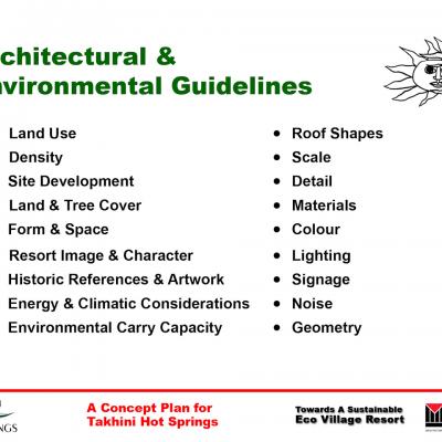 Takhini Hot Springs Resort Concept Plan